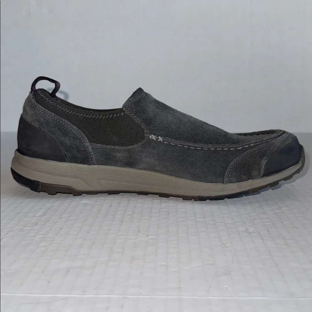 Olukai Gray Hama Kele Slip On Loafers